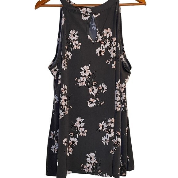 Torrid Studio Knit High Neck Tank Floral Paradise Print Plus Size - Picture 5 of 8